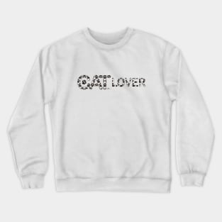 CAT Lover pawprint design Crewneck Sweatshirt